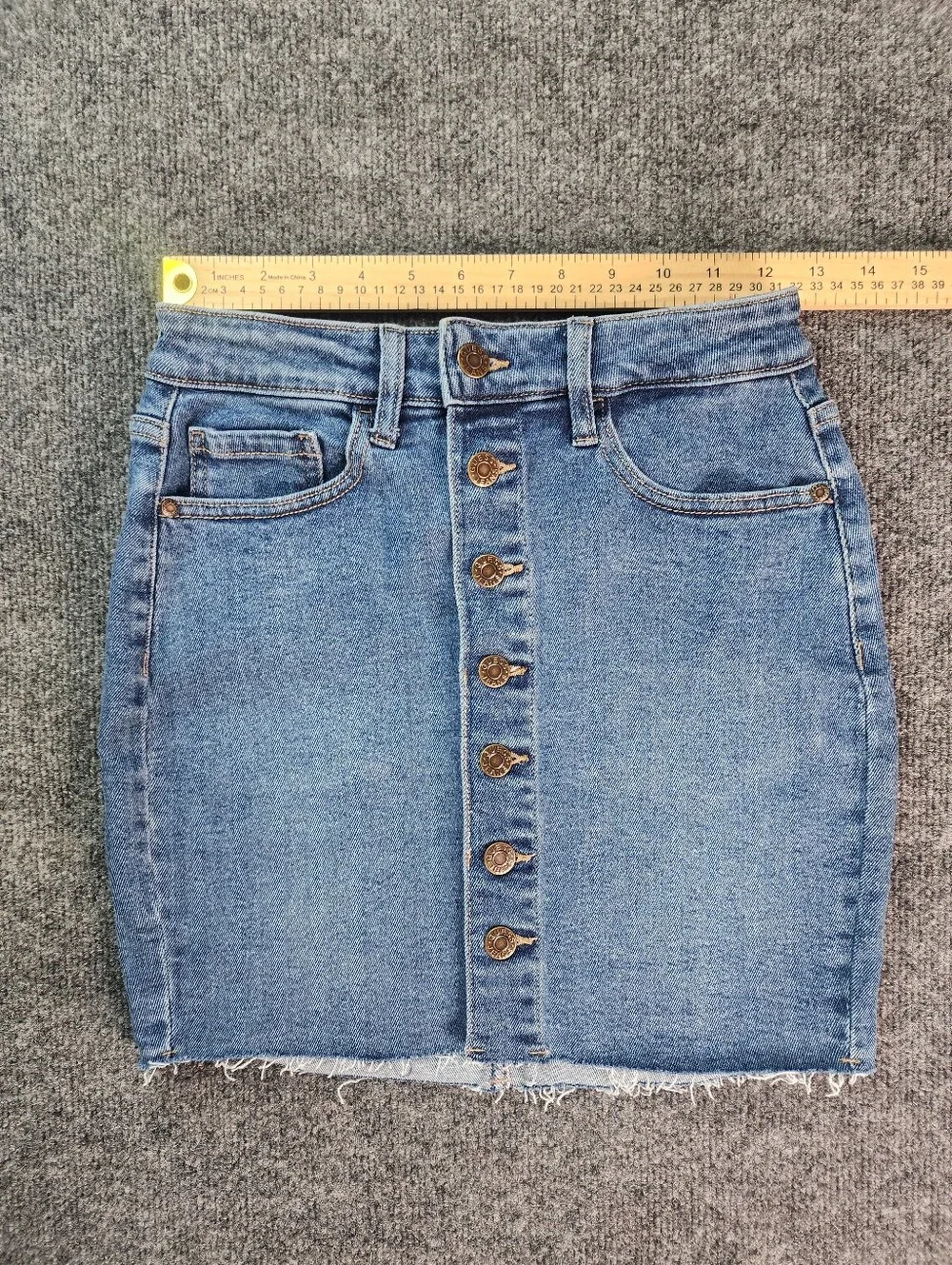 Guess Jean Button Up Skirt Womens Size Small 90s Y2k Vintage